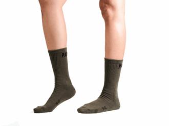 Mittelhohe Logo-Socke 01