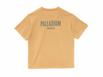 Unisex Palladium France Logo Baumwoll-T-Shirt